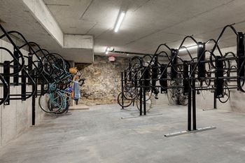 Bike Rack Storage Room
